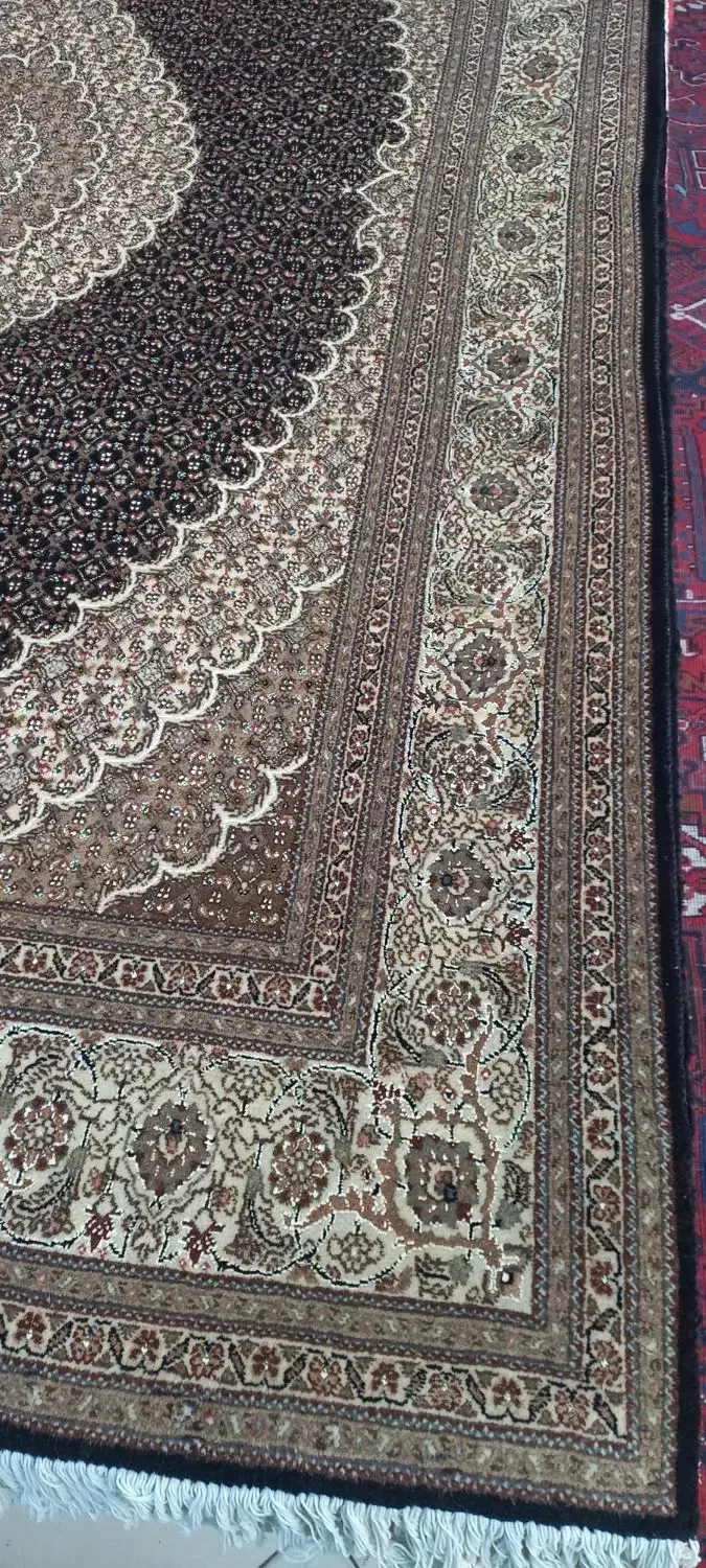 فرش دستبافت جفت  ۶ متری ماهی رج ۴۰ درحدنو|فرش|تبریز, |دیوار