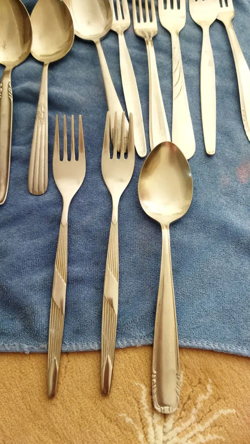 انواع قاشق و چنگال|کلکسیون اشیاء عتیقه|تهران, کرمان|دیوار