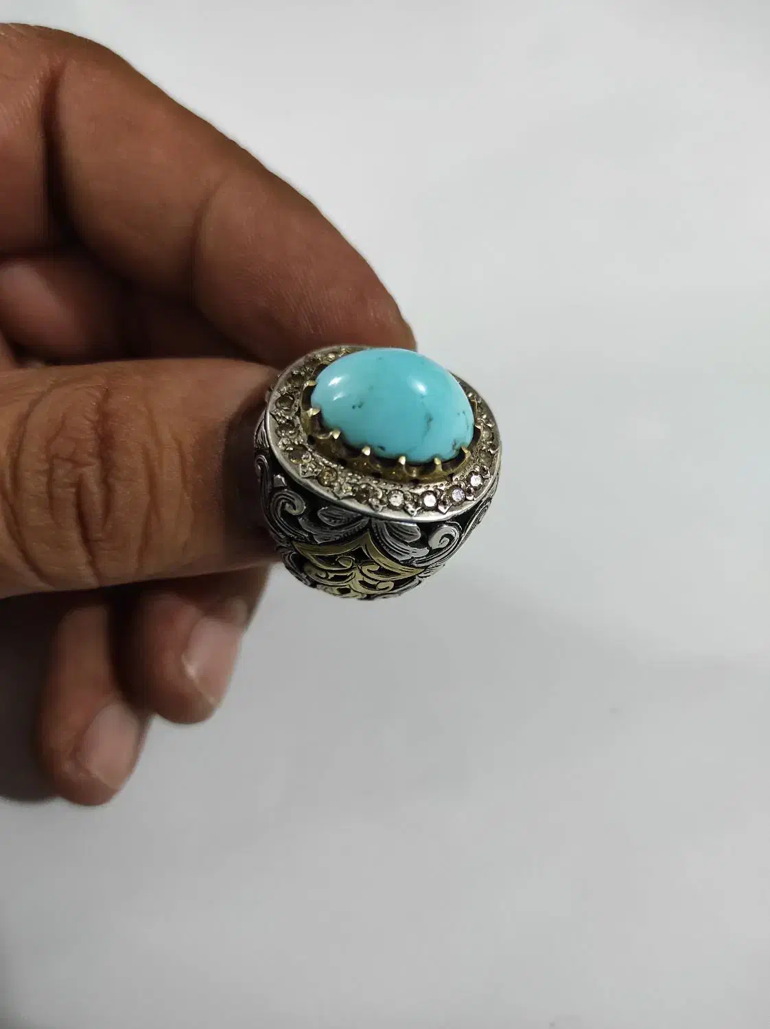 انگشتر فیروزه نیشابوری|جواهرات|بیرجند, |دیوار