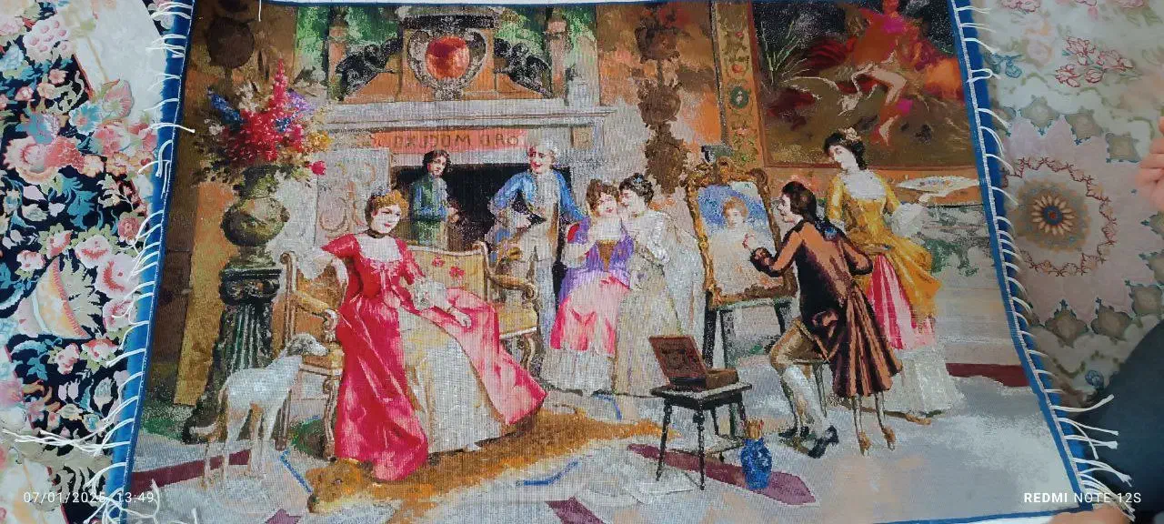 تابلو فرش دست بافت|تابلو فرش|قم, زند آباد|دیوار