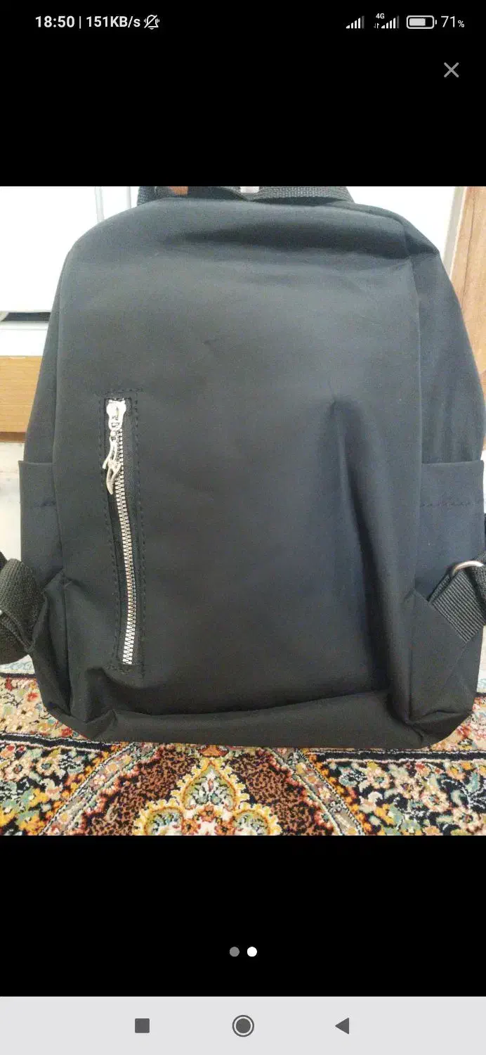 کوله مشکی دوجیب اسپرت|کیف، کفش، کمربند|بیرجند, |دیوار