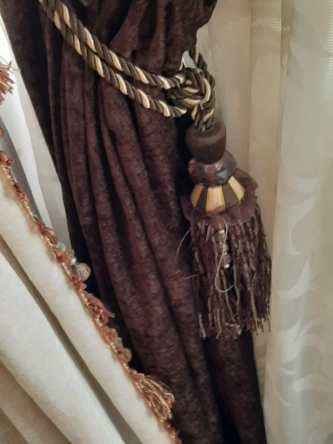 گل پرده وجمع کننده پرده|پرده، رانر، رومیزی|بروجرد, |دیوار