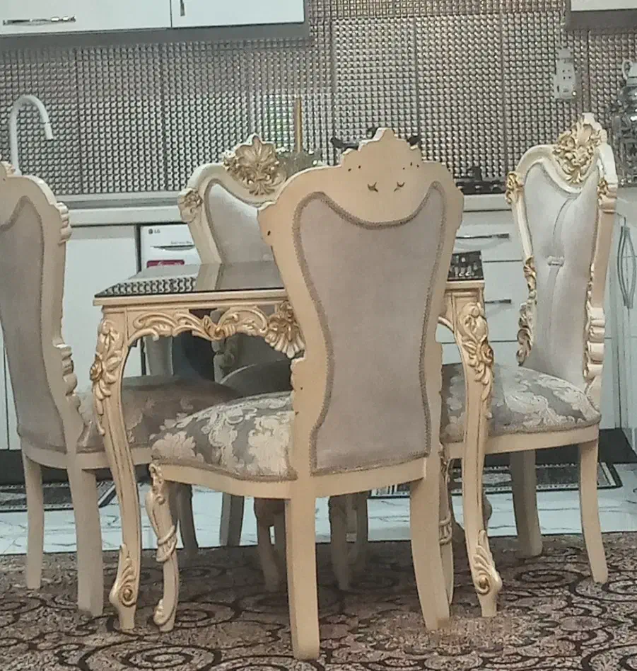 میزغذاخوری۴نفراستیل|میز و صندلی غذاخوری|فردیس, قریشی|دیوار