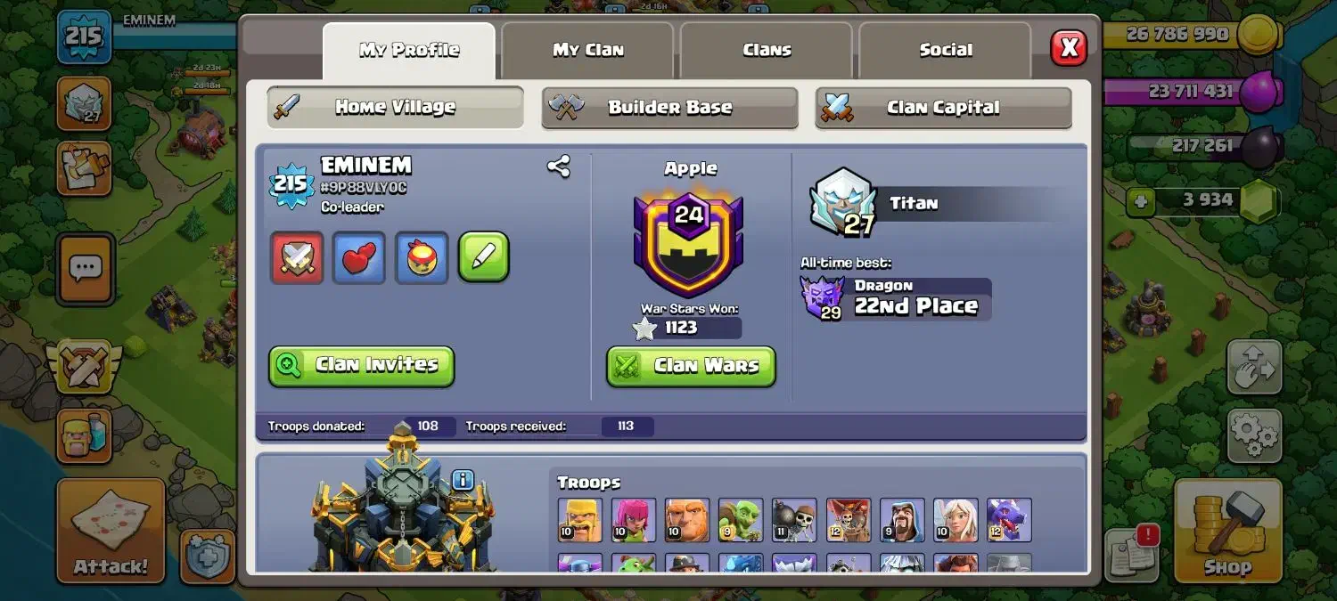 اکانت کلش فروشی فقط حضوری|کنسول، بازی ویدئویی و آنلاین|مشهد, شهید آوینی|دیوار