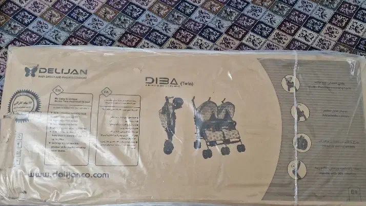 کالسکه دوقلویی اکبند|کالسکه و لوازم جانبی|تبریز, |دیوار