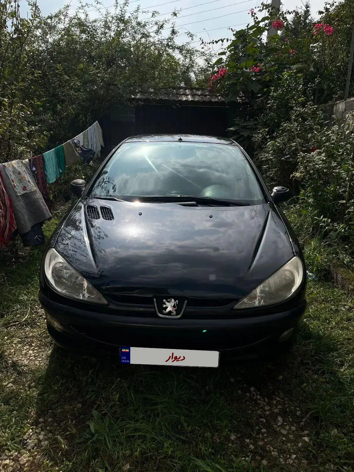 ۲۰۶تیپ۲مشکی استثنایی|خودرو سواری و وانت|ساری, |دیوار