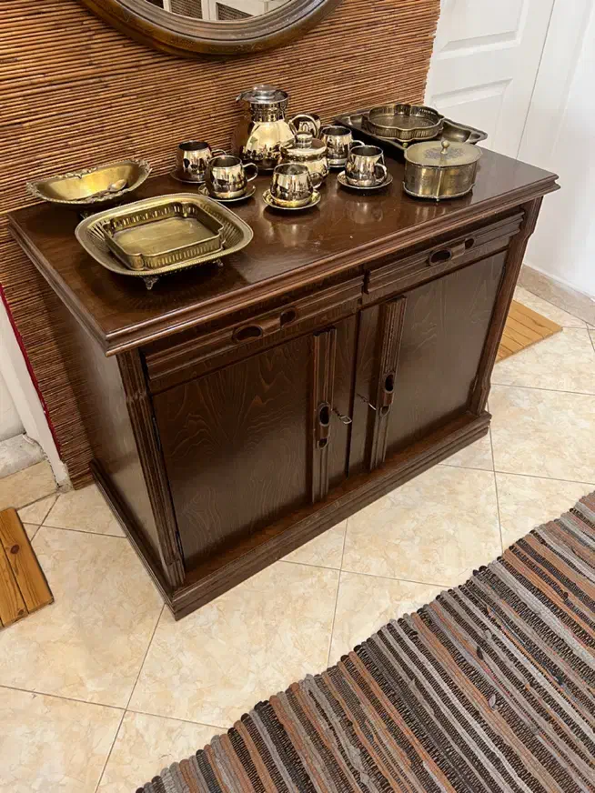 کنسول چوبکده ( کمد ظرف ) چوب گردو|بوفه، ویترین، کنسول|تهران, نارمک|دیوار