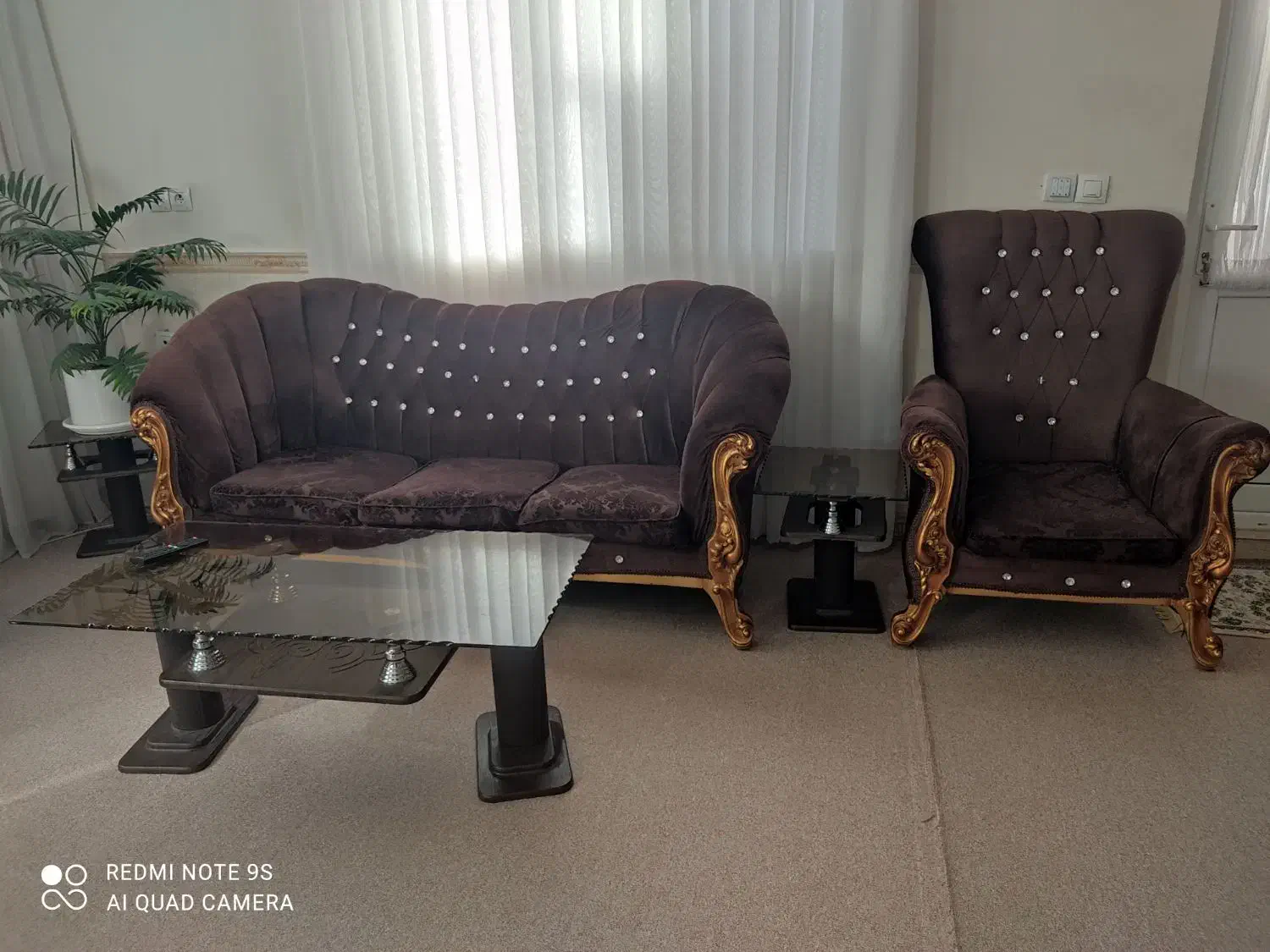 مبل سلطنتی|مبلمان خانگی و میز عسلی|مریوان, |دیوار