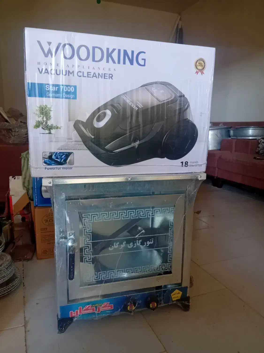 جارو برقی لمسی وودکینگ|جاروبرقی، جارو شارژی، بخارشو|کوهسار (البرز), |دیوار