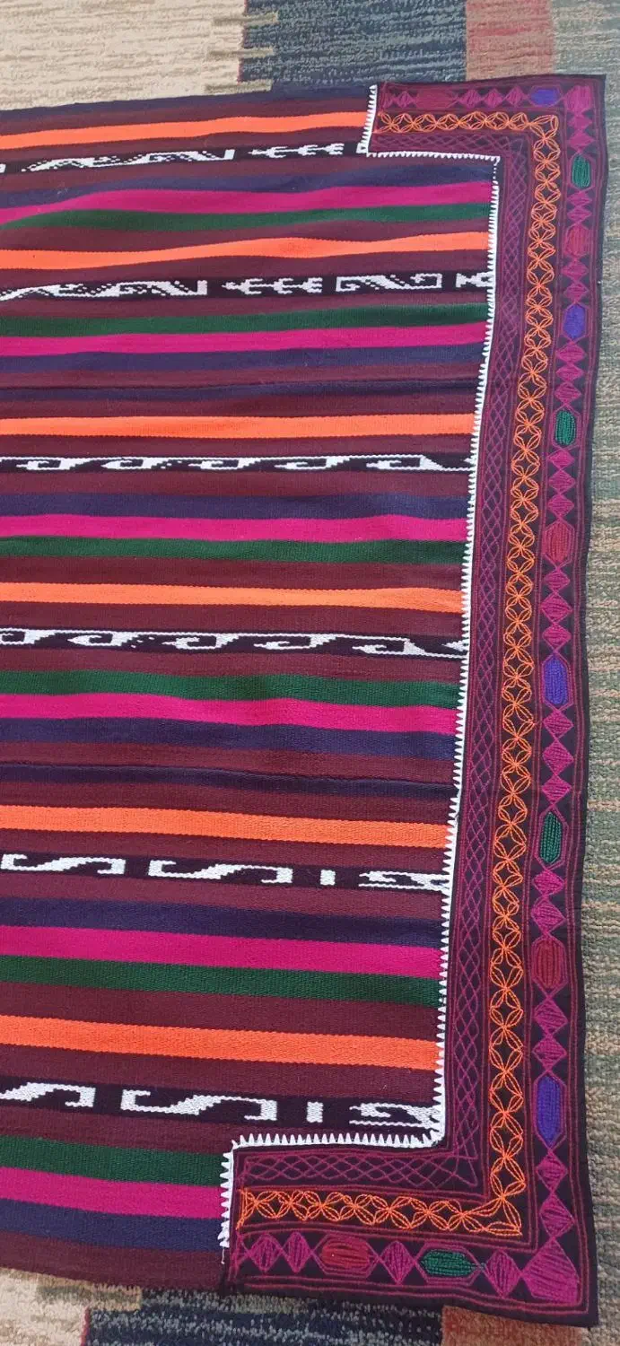 گلیم فرش|گلیم، جاجیم، گبه|مرودشت, ده بید|دیوار