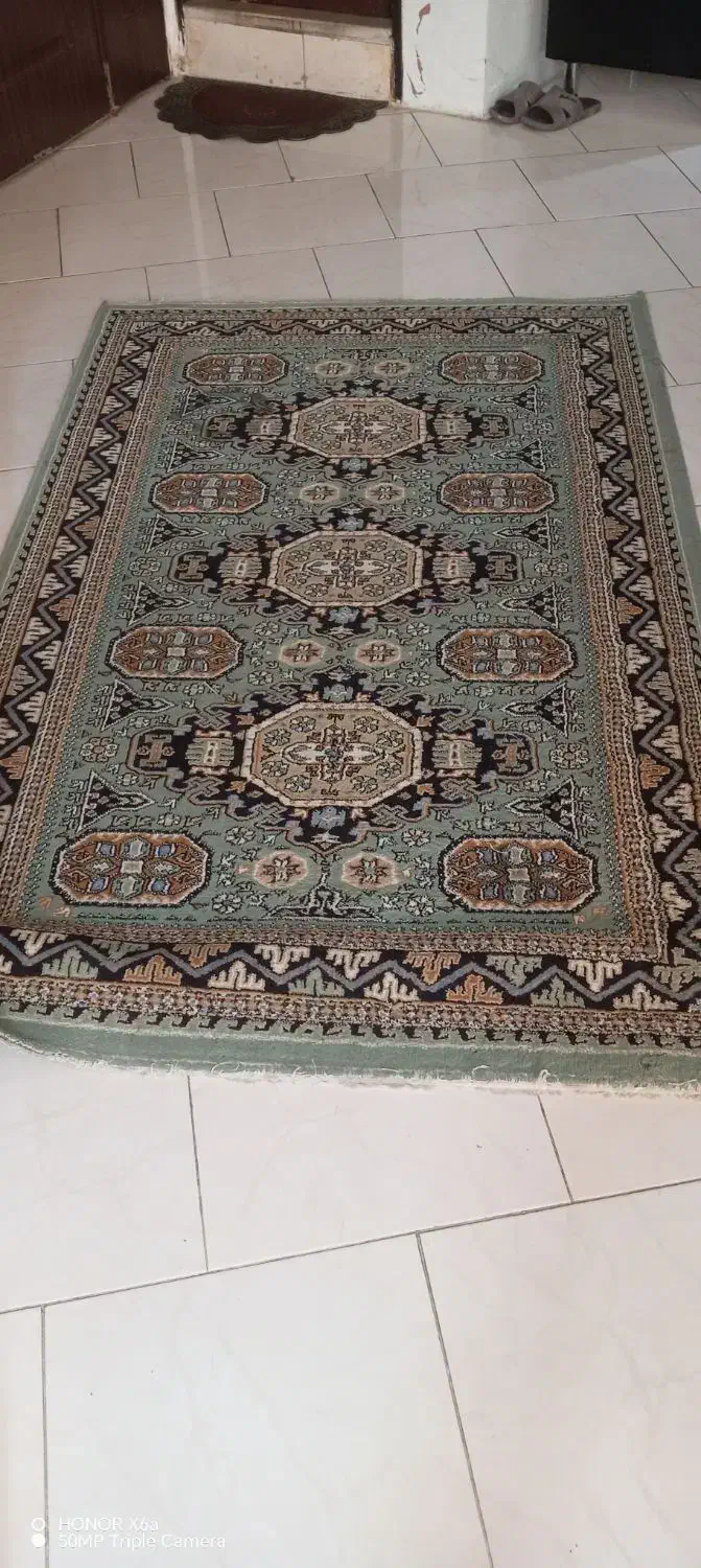 دو عدد فرش قدیمی و زخیم جفت باهم 500|گلیم، جاجیم، گبه|مشهد, امیریه|دیوار