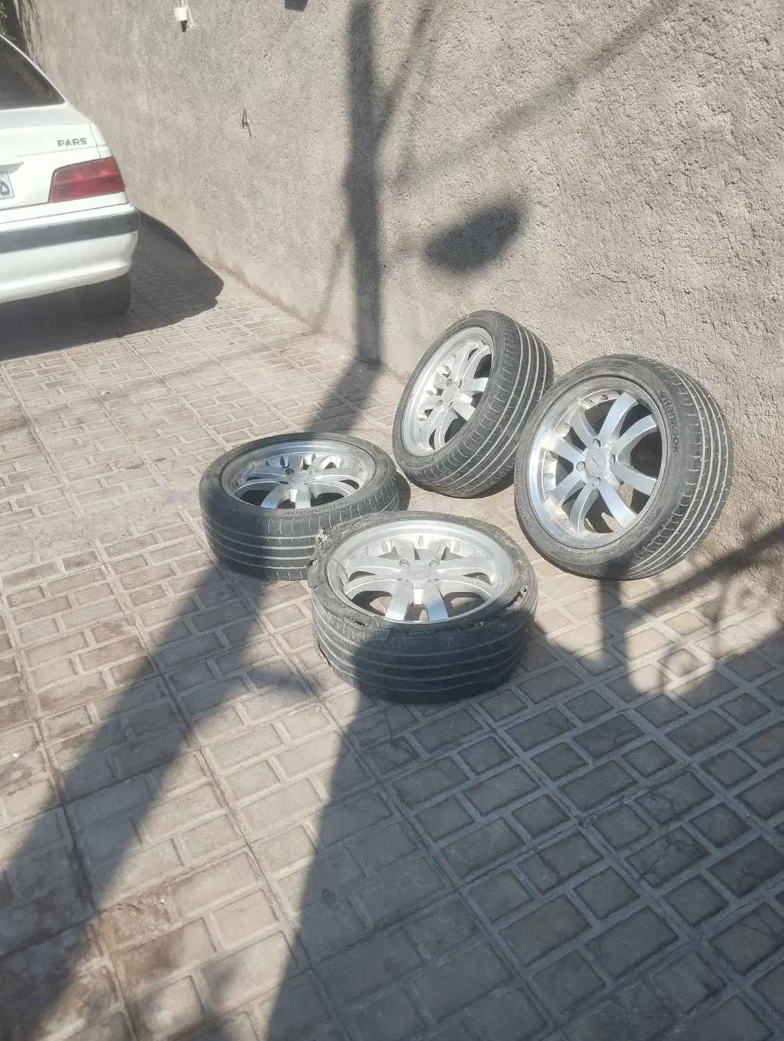 رینگ هفده با لاستیک ۵۰ درصد|قطعات یدکی و لوازم جانبی|بم, |دیوار