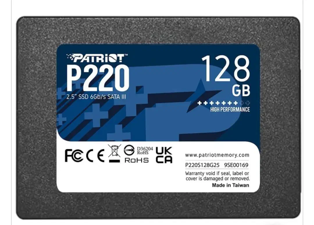 SSD PATRIOT P220 128G اکبند و پلمپ|قطعات و لوازم جانبی رایانه|کلیبر, |دیوار
