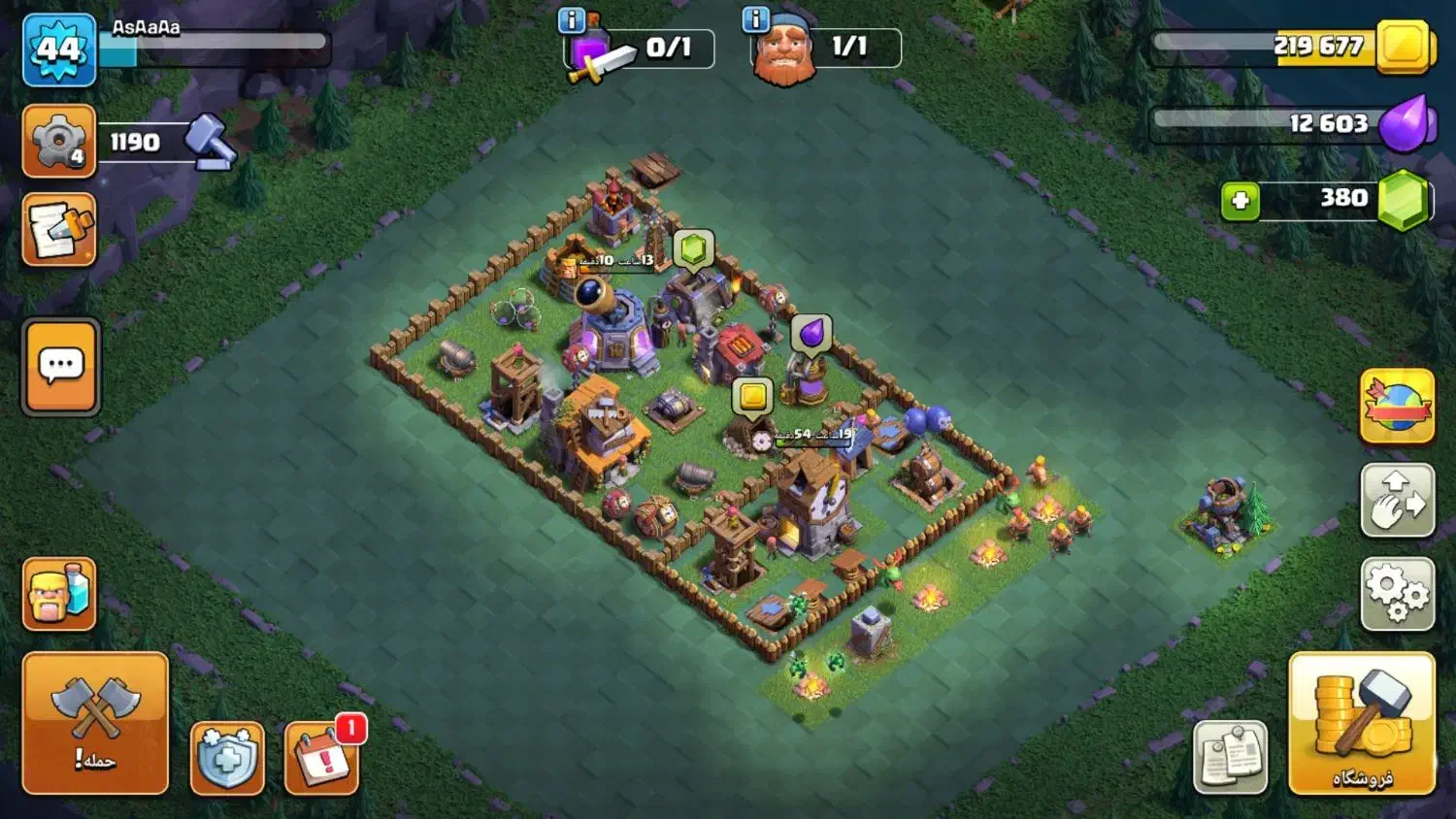 اکانت کلش تان ۸ نیمه مکس|کنسول، بازی ویدئویی و آنلاین|زاغه, |دیوار