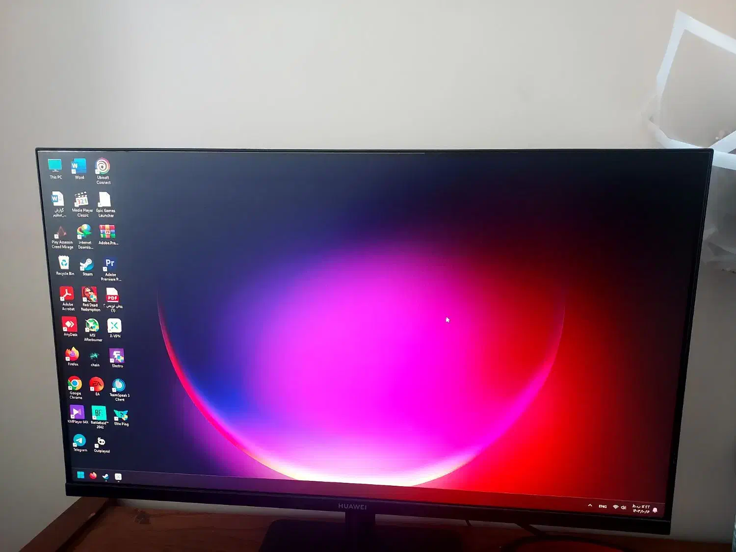 مانیتور هواوی ۲۴ اینچ|قطعات و لوازم جانبی رایانه|شهریار, شهریار|دیوار