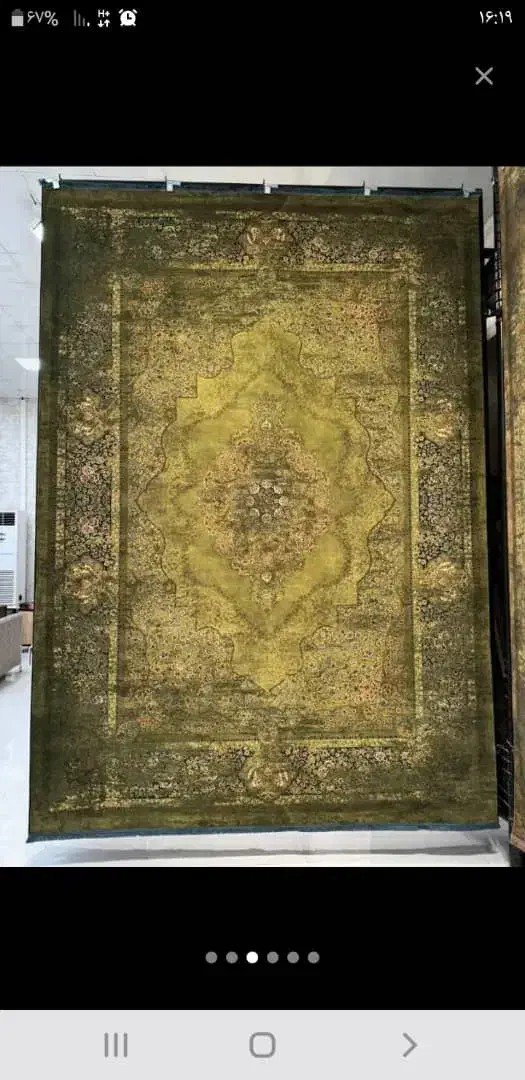 فرش چهل مقام کد ۱۲۴۴۰۰ ریز بافت مدل شکارچی|فرش|شیراز, فرگاز|دیوار