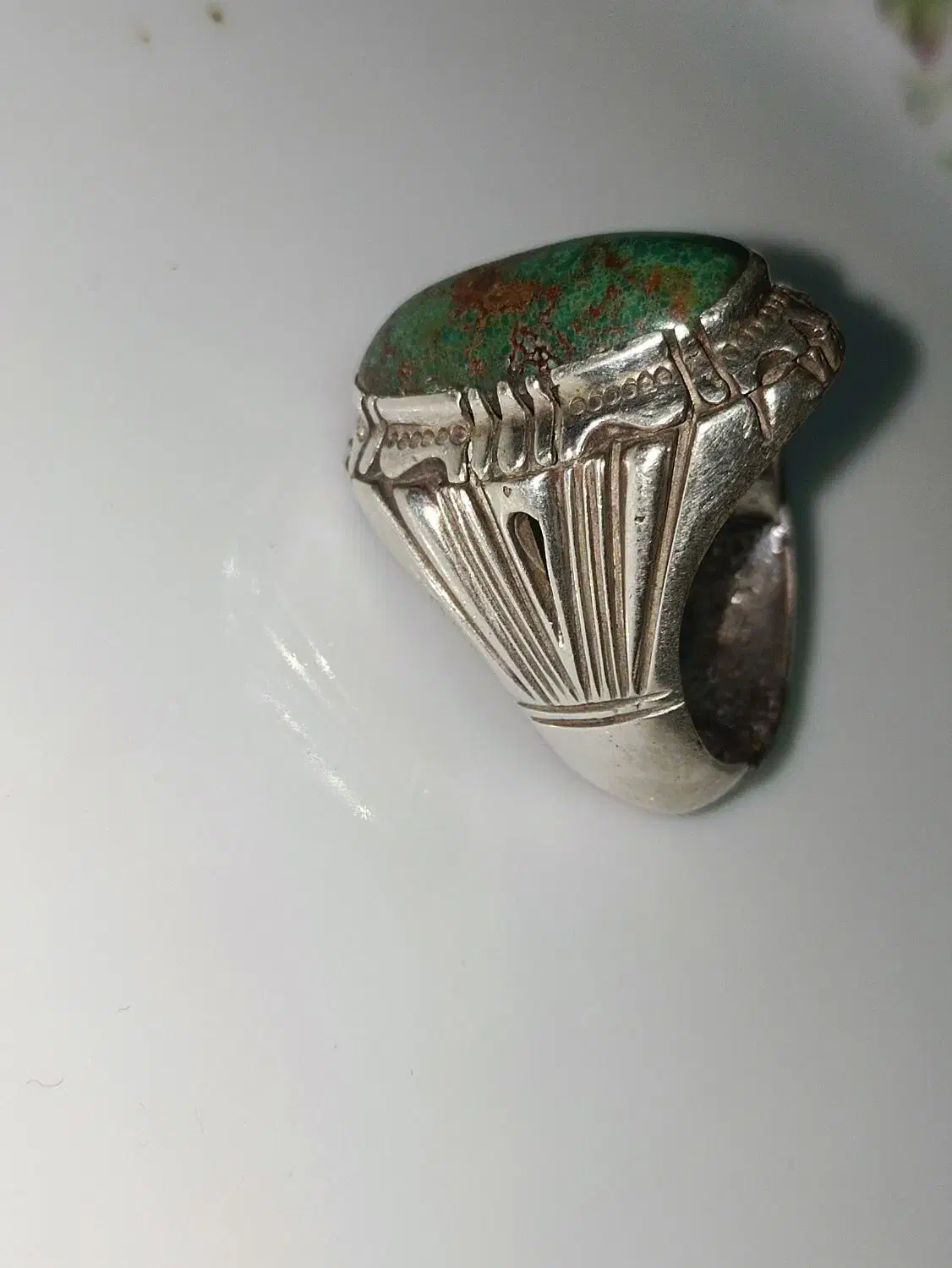 انگشتر نقره فیروزه|جواهرات|قم, زنبیل آباد|دیوار