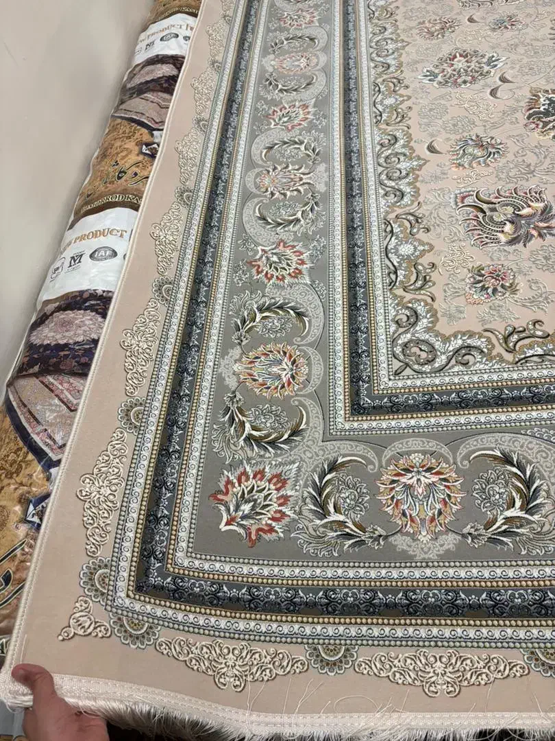 یک جفت فرش۱۲متری۱۵۰۰شانه،زمرد کاشان،کاملا نو|فرش|قم, نیروگاه|دیوار