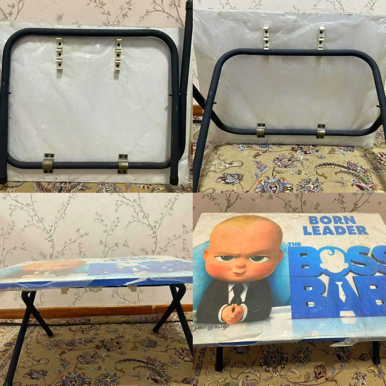 میز تحریر همراه با صندلی جنس ام دی اف تحمل وزن 120|میز تحریر و کامپیوتر|شوش, |دیوار
