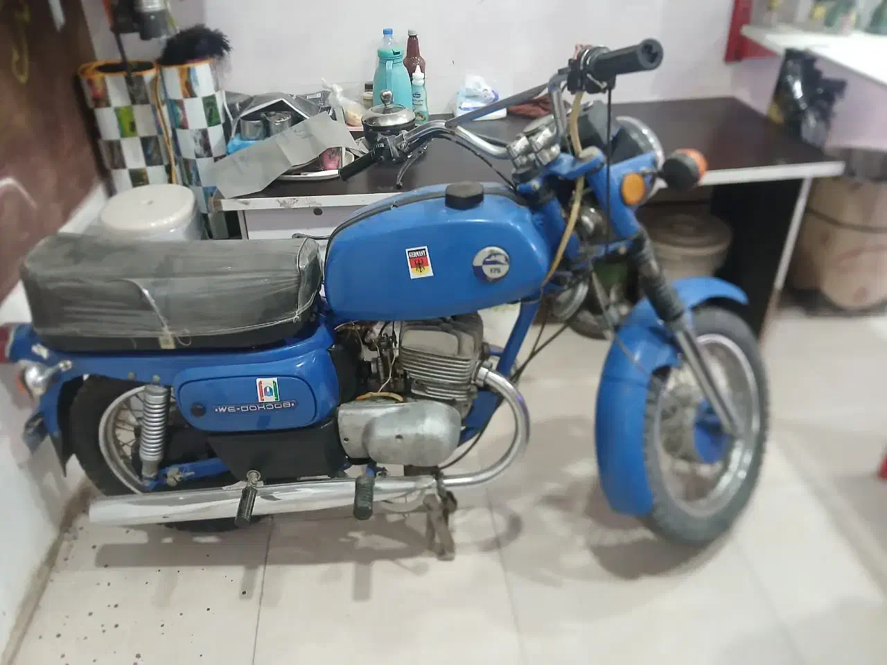 موتورسیکلت ایژ روستا واسخود(( زیرخاکی ))|موتورسیکلت|کرمان, |دیوار