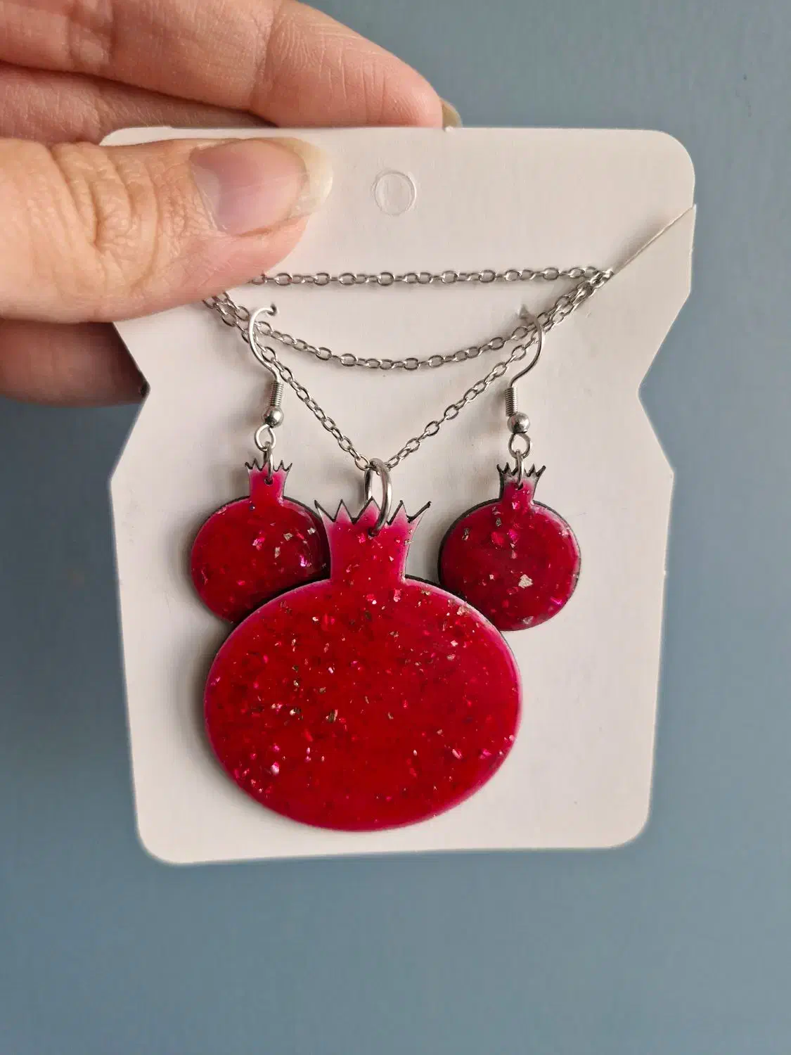 ست گردنبند و گوشواره خاص تک به قیمت عمده|بدلیجات|پاکدشت, پاکدشت (مامازند)|دیوار