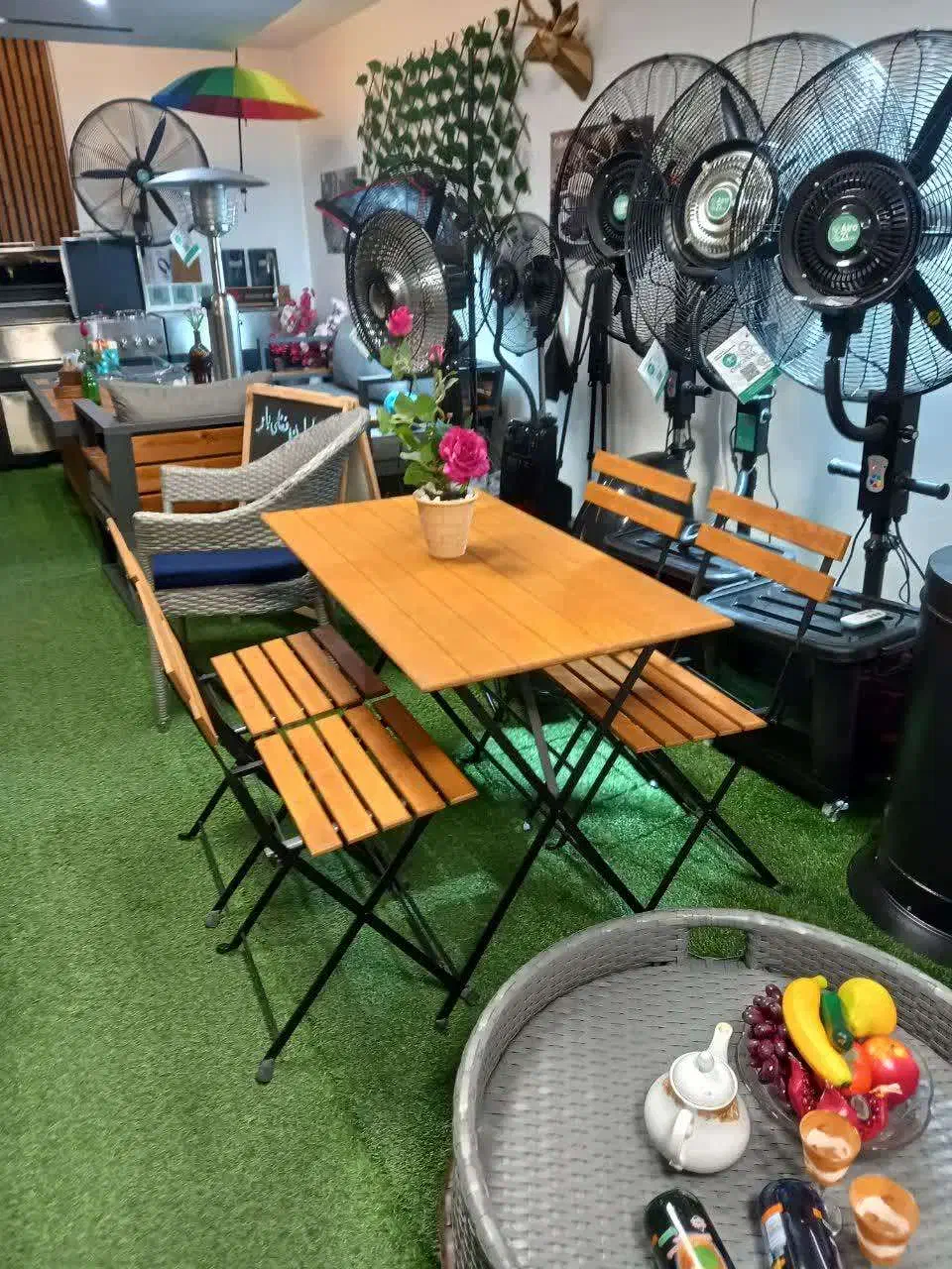 سرویس میز صندلی پیچک تاشو رستورانی کافه ای تراسی|میز و صندلی غذاخوری|تهران, قیطریه|دیوار