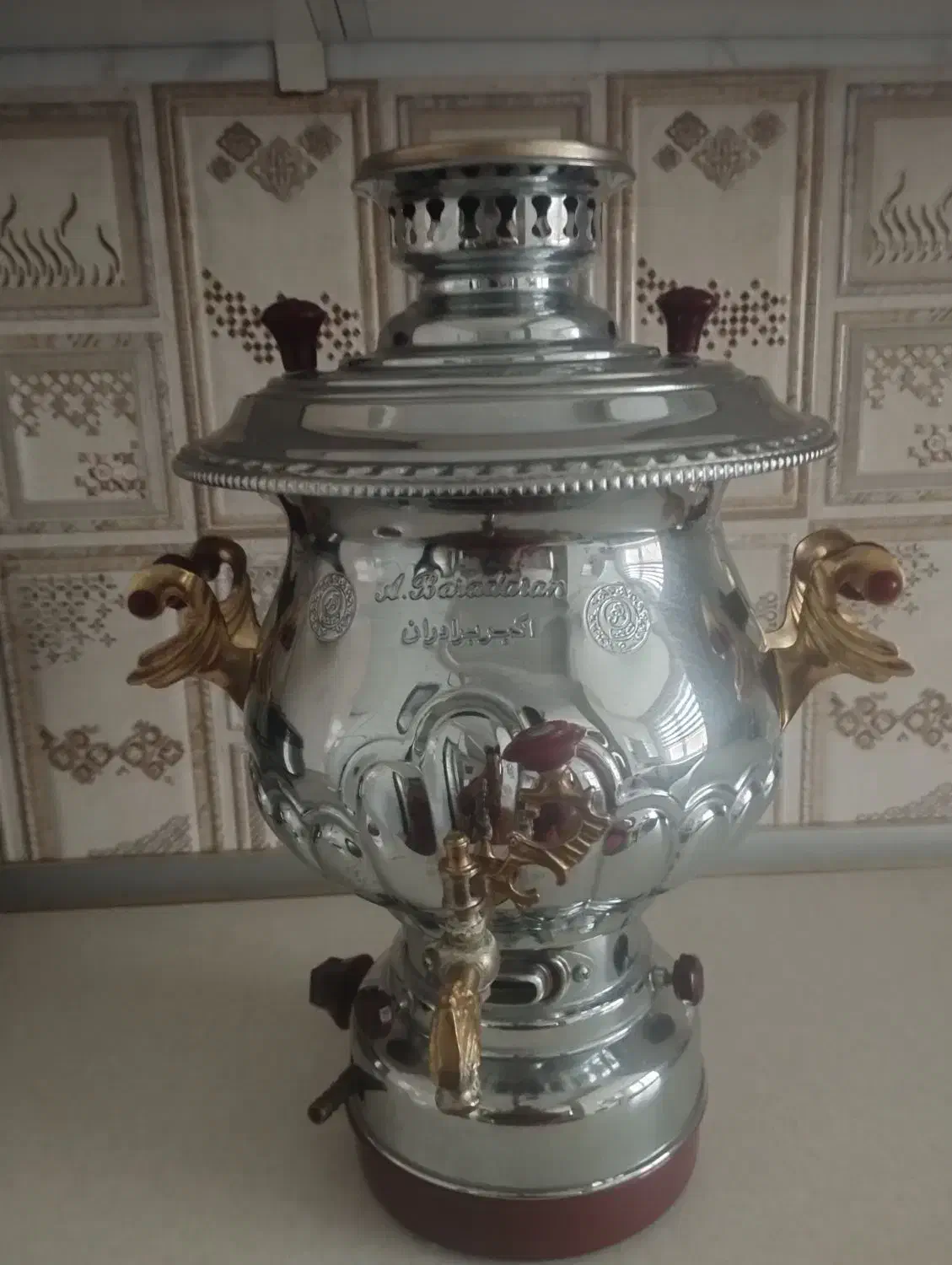 سماور گازی  سالم|سماور، چای‌ساز، قهوه‌ساز|قزوین, |دیوار