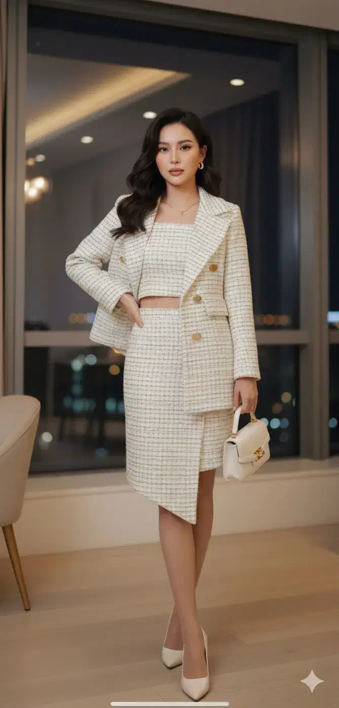 ست کراپ دامن و کت شنل ترک|لباس|مراغه, |دیوار