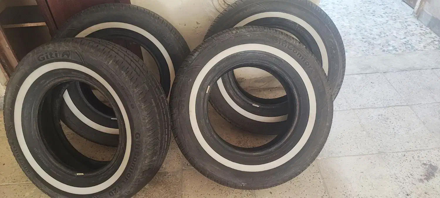 فروش لاستیک دور سفید مزدا کارا|قطعات یدکی و لوازم جانبی|مرودشت, ژیان|دیوار