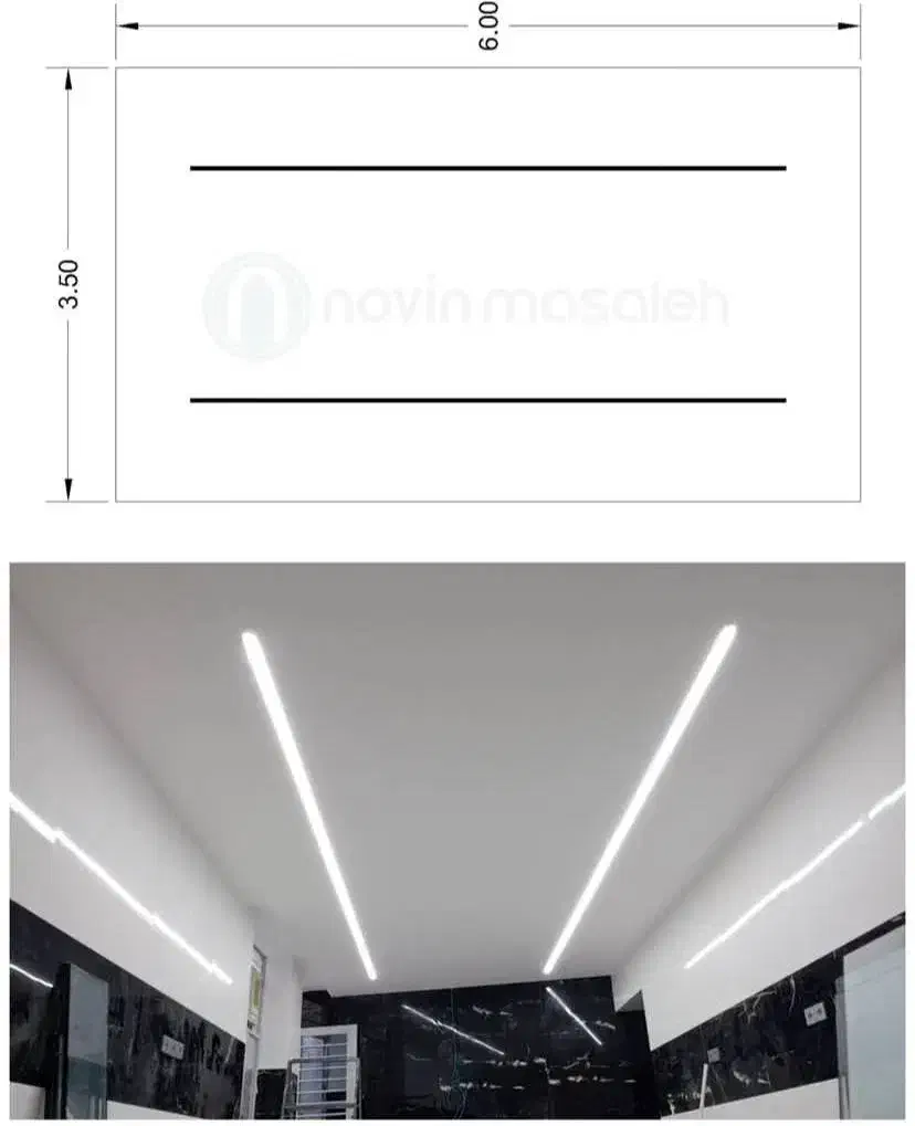 نصاب صفر تا صد لاین نوری|ریسه و چراغ تزئینی|تهران, نیروی هوایی (پیروزی)|دیوار