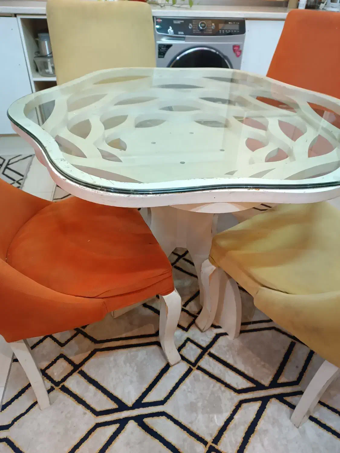 میز ناهارخوری|میز و صندلی غذاخوری|خرمآباد (تنکابن), |دیوار