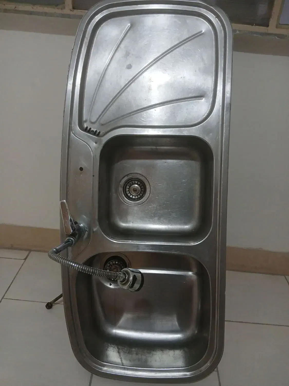 سینک ظرفشویی|آب‌چکان و نظم‌دهنده ظروف|زاهدان, |دیوار