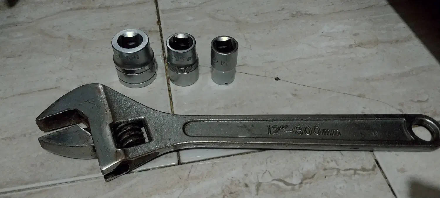 آچار فرانسه ۱۲ اینچ آچار بکس ۱۴،۱۹،۲۴|ابزارآلات|سهند, |دیوار