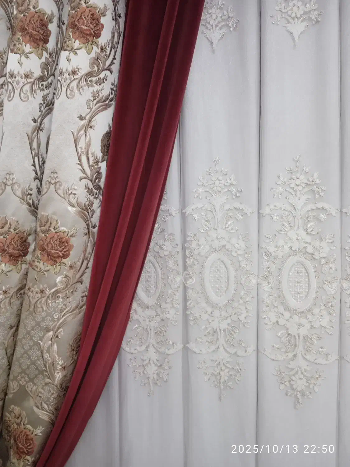 پرده پذیرایی|پرده، رانر، رومیزی|فردیس, فردیس|دیوار