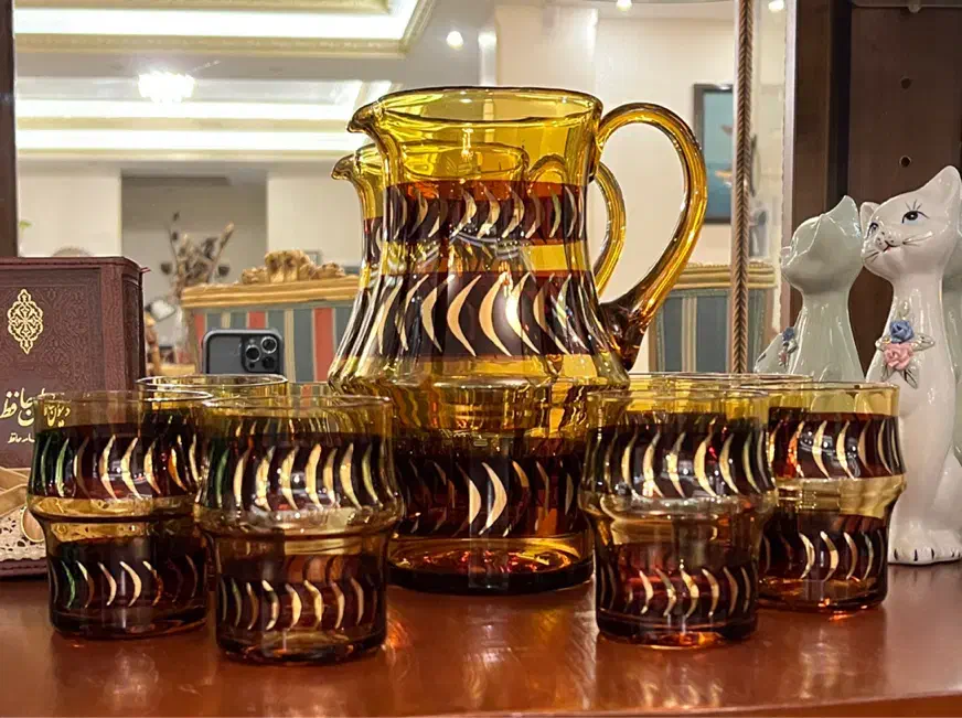 پارچ و لیوان|کلکسیون اشیاء عتیقه|لواسان, |دیوار