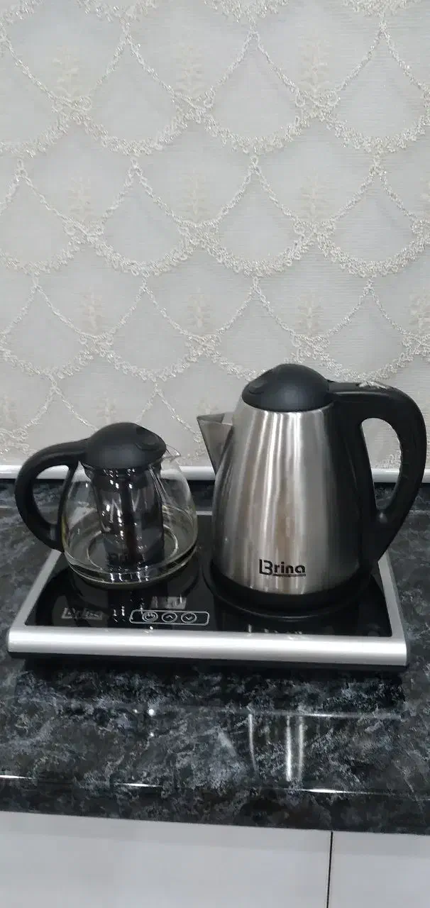 چای ساز مارک برینااصلی لمسی نو|سماور، چایساز، قهوهساز|تهران, کیانشهر|دیوار