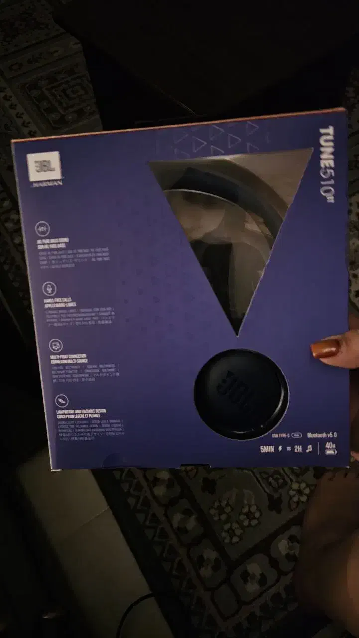 هدفون JBL Tune 510BT نو و آکبند با قیمت عالی|لوازم جانبی موبایل و تبلت|تهران, جمال‌زاده|دیوار