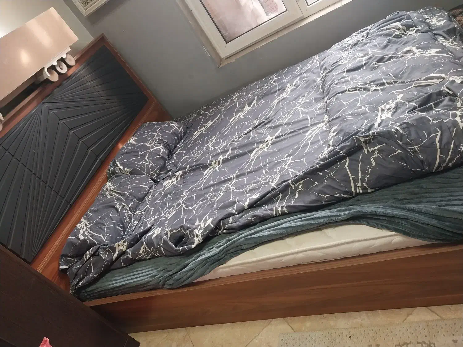 تخت دونفره با تشک طبی|تخت و سرویس خواب|شهریار, کردزار|دیوار