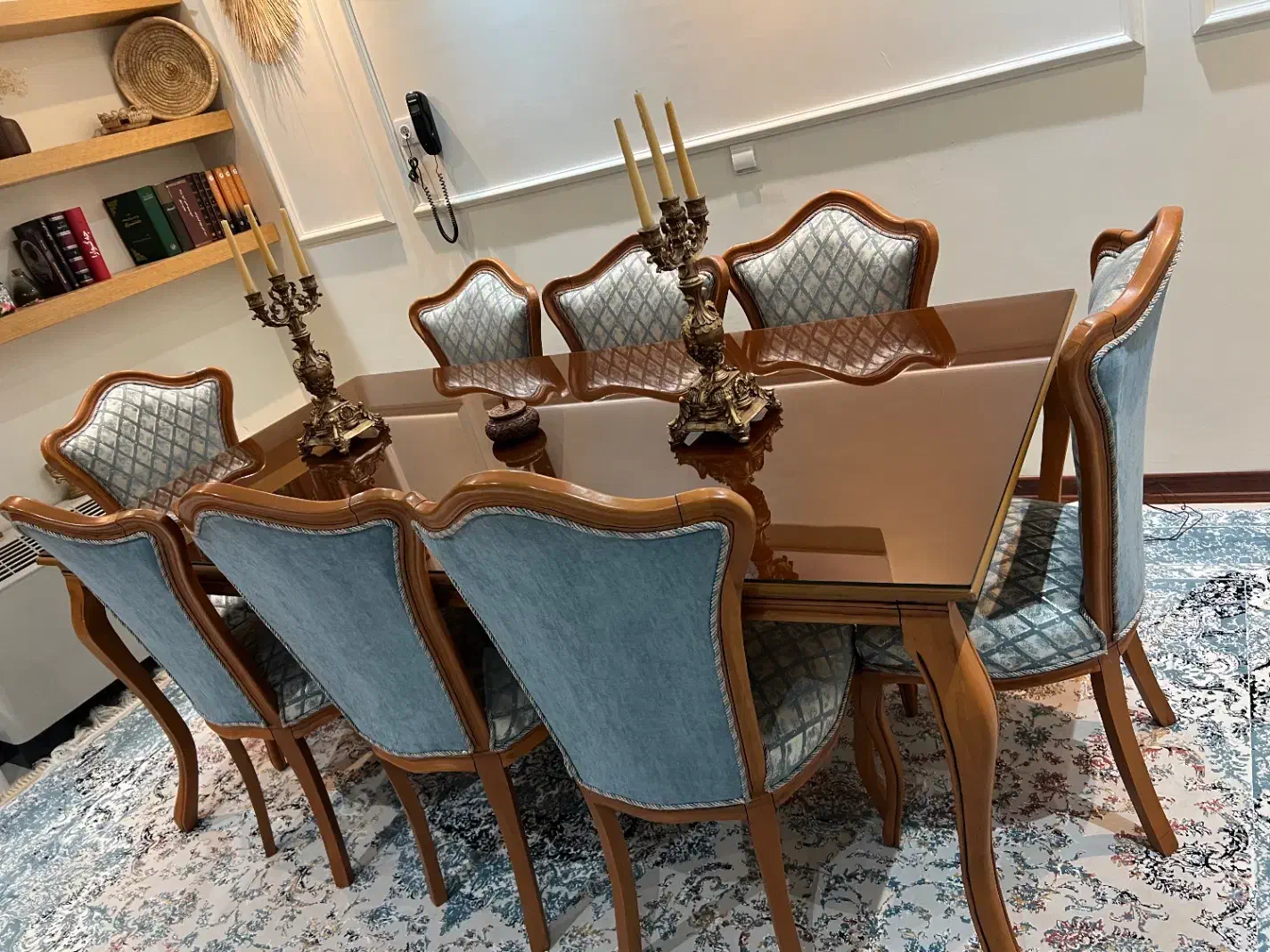 میز ناهار خوری ۸ نفره|میز و صندلی غذاخوری|اصفهان, کوی شهید کشوری|دیوار