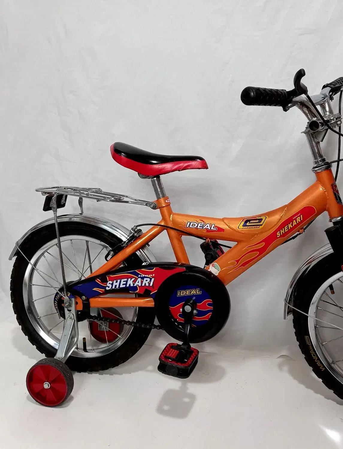 دوچرخه نارنگی سایز۱۶ درحدنو مناسب کادو|دوچرخه، اسکیت، اسکوتر|پرند, فاز ۲|دیوار