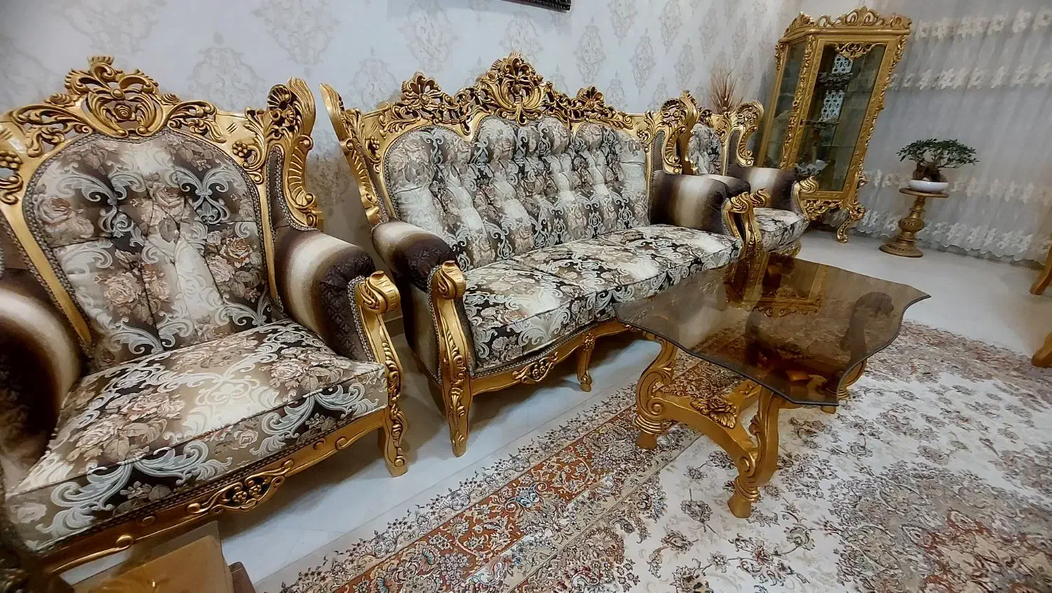 فروش فوری مبلمان سرویس کامل|مبلمان خانگی و میز عسلی|سنندج, |دیوار