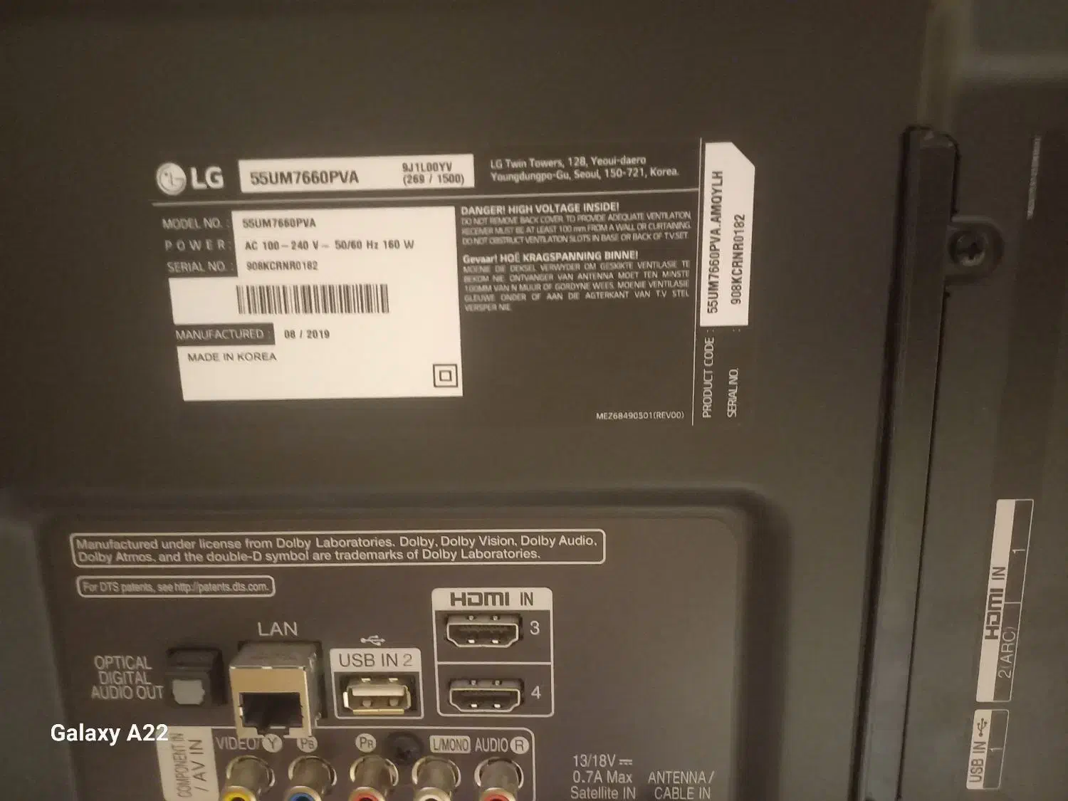 تلویزیون ال جی اصل کره|تلویزیون و پروژکتور|تهران, المهدی|دیوار