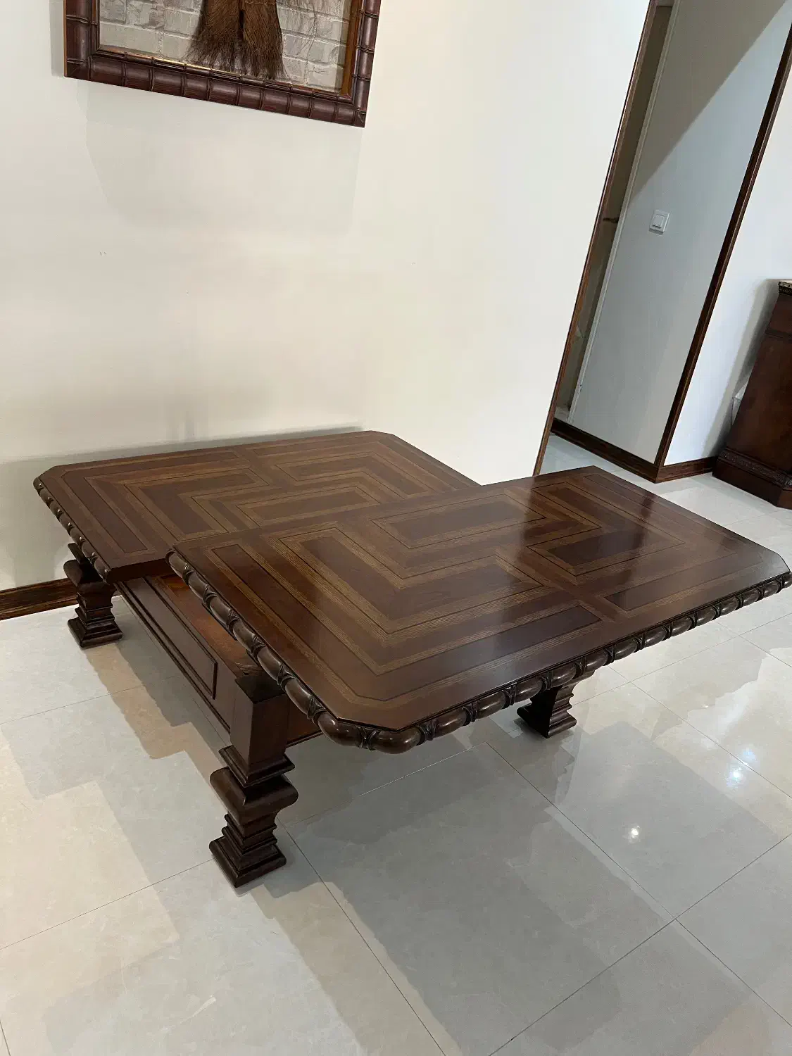 میز جلو مبلی تمام چوب وارداتی موندریان آمریکایی|مبلمان خانگی و میز عسلی|تهران, حبیب الله|دیوار