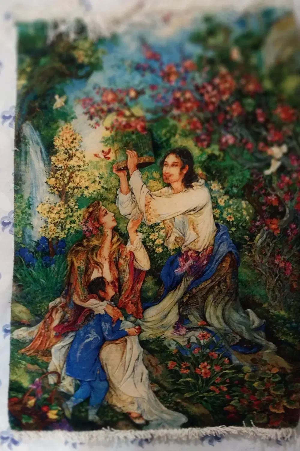 تابلو فرش ابریشم و مرینوس|تابلو فرش|تهران, جنتآباد شمالی|دیوار