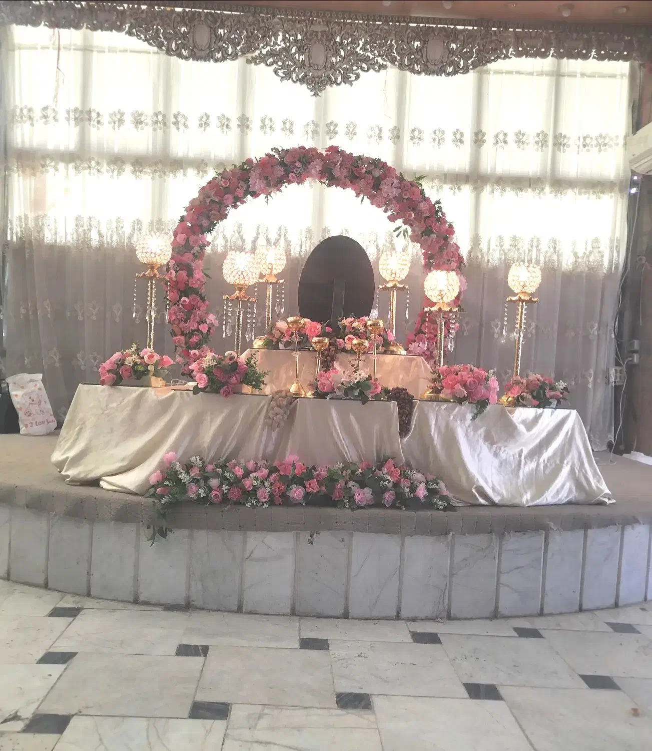 سفره عقد و جایگاه عروس|خدمات پذیرایی، مراسم|جهرم, |دیوار