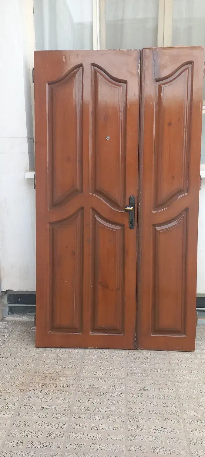 درب چوبی آپارتمان|مصالح و تجهیزات ساختمان|شاهرود, |دیوار