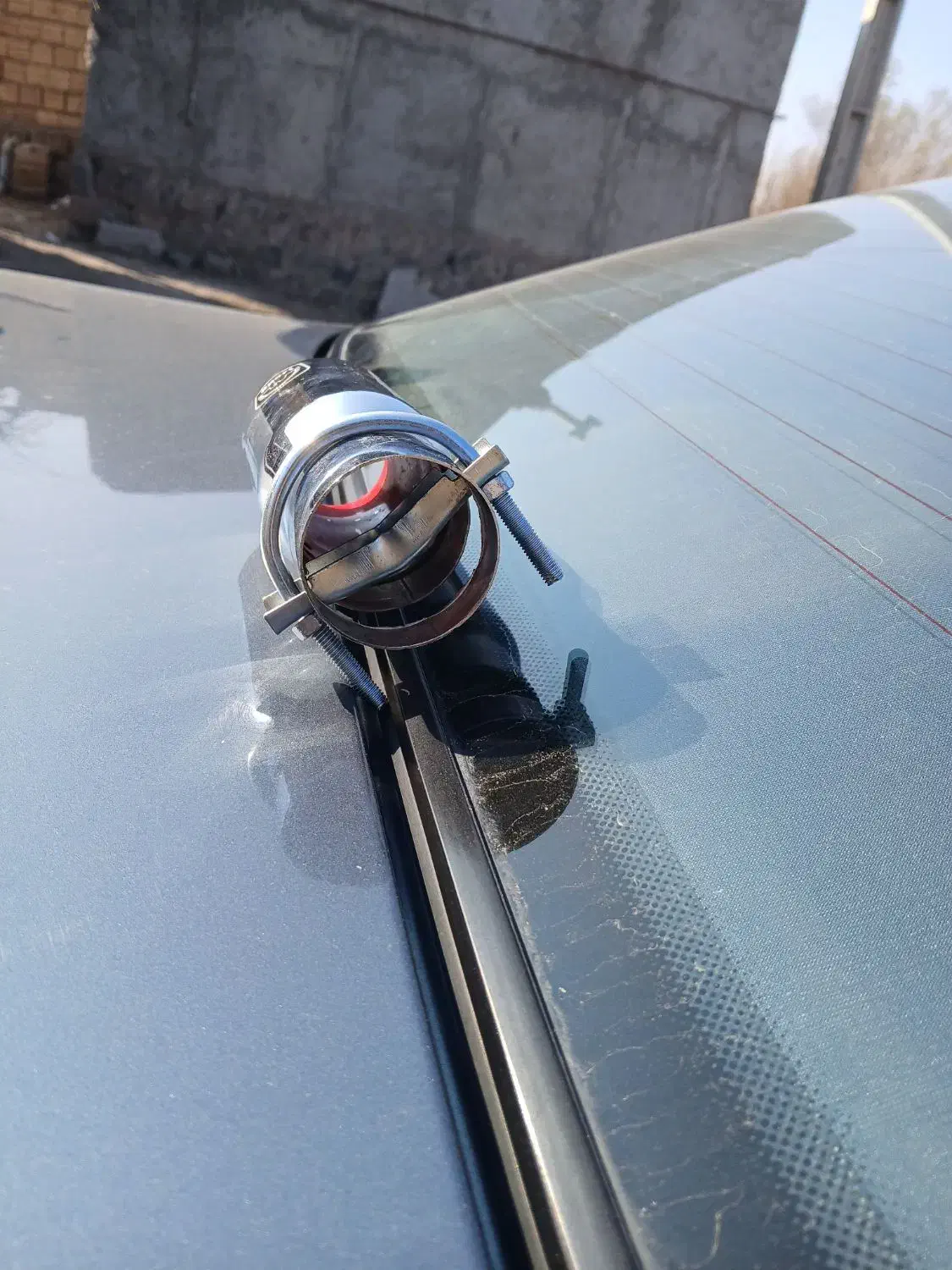 سر اگزوز دور قرمز|قطعات یدکی و لوازم جانبی|قصابه, |دیوار