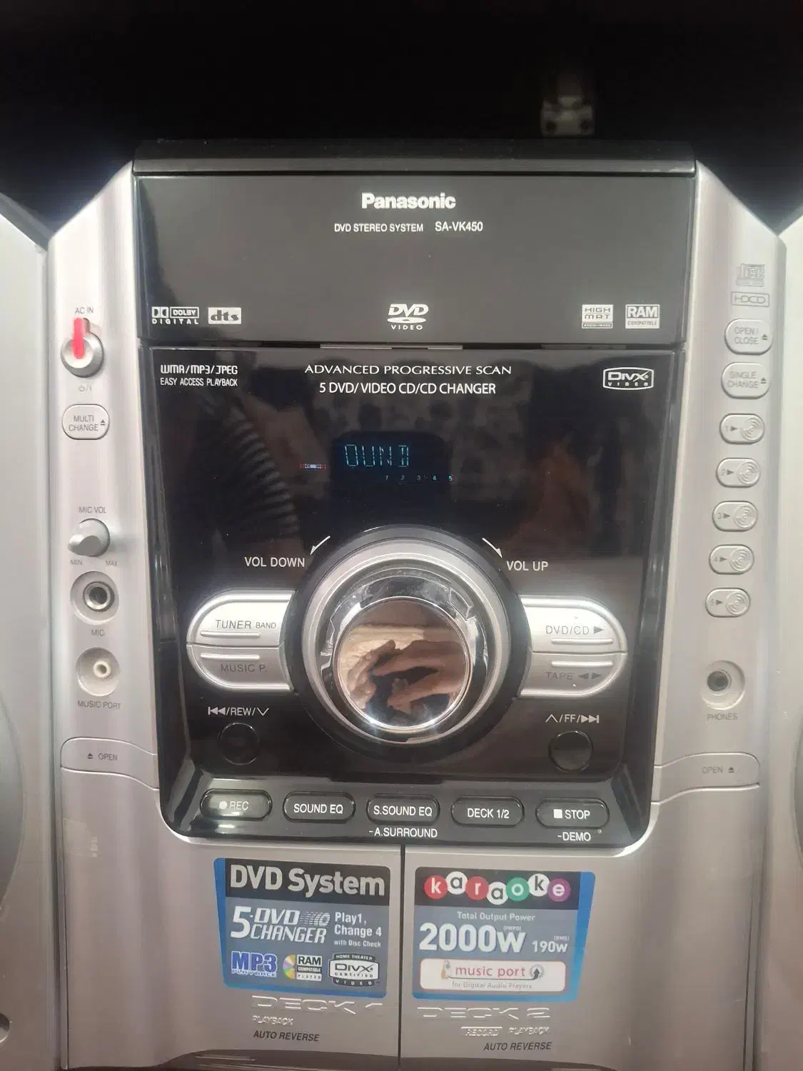 ضبط و باند پاناسونیک اصل|سیستم صوتی خانگی|سمنان, |دیوار