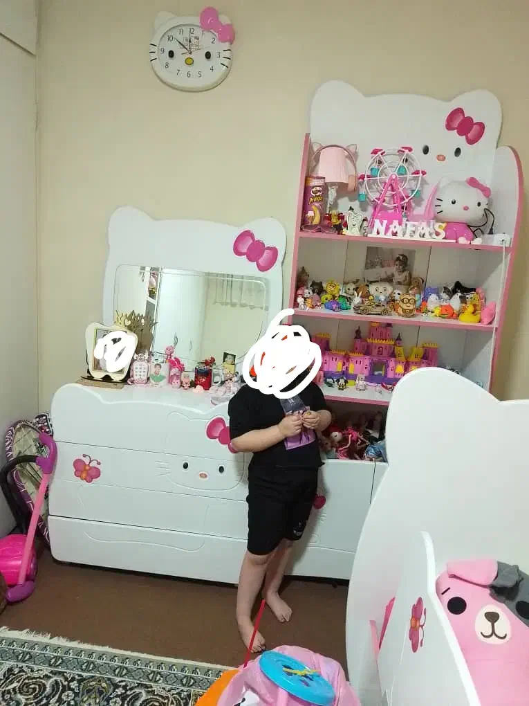 سرویس کمد و تختخواب کودک ست کامل|اسباب و اثاث بچه|کرج, کوی امامیه|دیوار