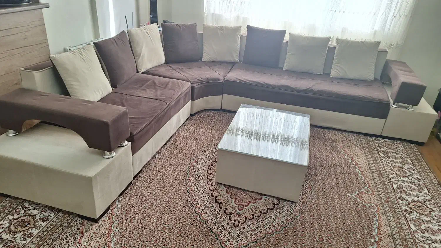 مبل راحتی مدل ال|مبلمان خانگی و میز عسلی|پرند, فاز ۵|دیوار